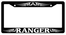 Black License Plate Frame RANGER TRIBAL #2 Auto Accessory