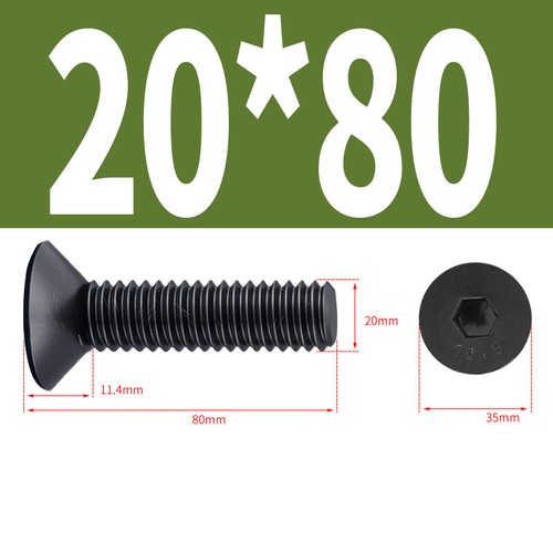 M10 M12 M16 M20 BULLONE SVASATO ALTA RESISTENZA 10,9 CSK VITI A BUSSOLA CHIAVE A BRUGOLA - Foto 51 di 53