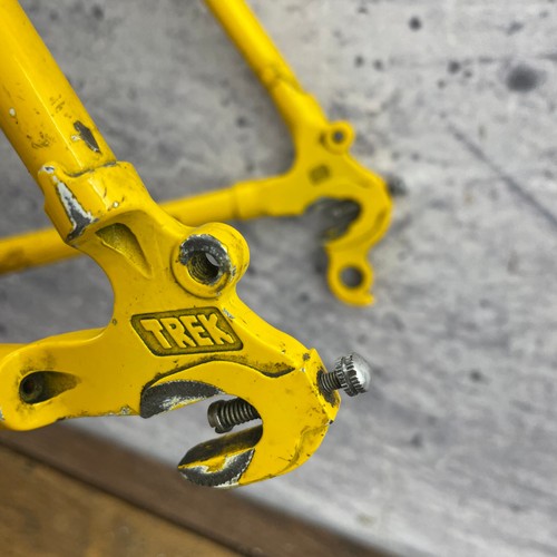 Vintage Trek 360 Frame Set 53 cm 21 in USA Road Bike Small Lugged Steel 80s 126 - Picture 5 of 17