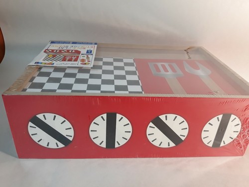 Horizon Wooden Role Play Barbeque Box Storage Scene Age  3+ NEW SEALED! 10IN - Picture 3 of 4