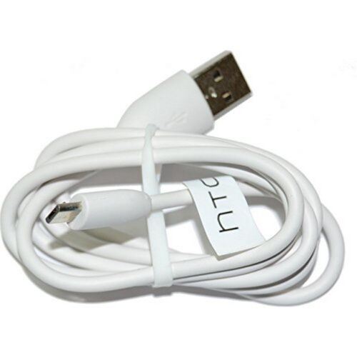 HTC Cavo USB Originale DC-M410 1m microUSB Bianco One XC Z DROID DNA ERIS EVO 3D - Foto 2 di 3