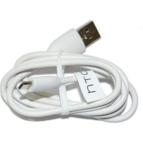 HTC CAVO ORIGINALE DC-M600 1,2M MICROUSB BIANCO PER HD MINI HD2 HD7 HERO S  - Afbeelding 1 van 2