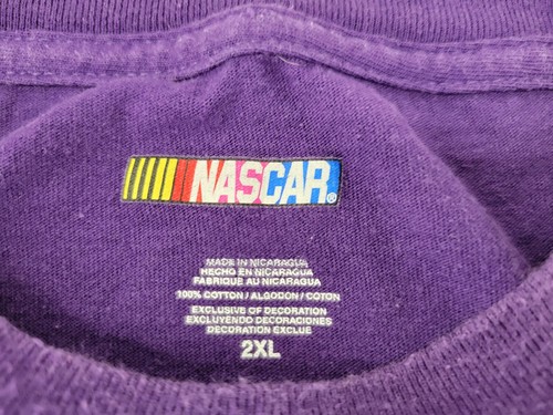 NASCAR 17 Matt Kenseth T Shirt Mens Size 2XL Purple Roush Fenway Racing - Picture 10 of 12