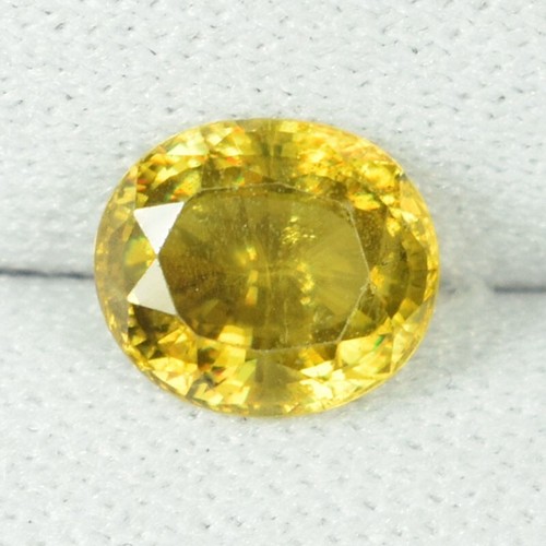 1.08 Cts Mejor Brillo Multi Brillante Esfena Natural Ovalada....!!!!!! - Imagen 1 de 2