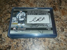 2013-14 SAM REINHART ITG HEROES AND PROSPECTS AUTOGRAPH CARD # A-SR SABRES