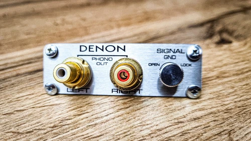 DENON RCA signal connector For Turntable - high quality