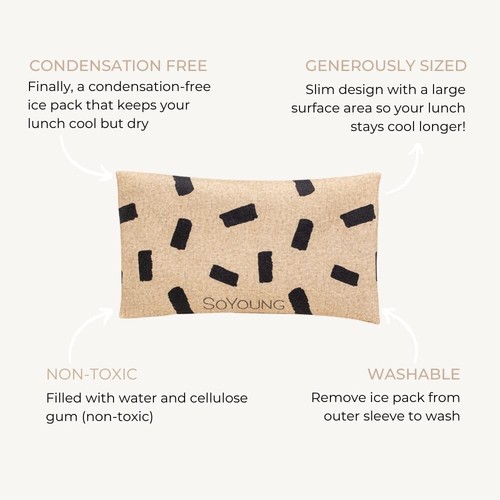 Ice Pack - Reusable Soft Ice Pack for Lunch Boxes Lunch Bags & Coolers Aesthe... - Picture 2 of 5