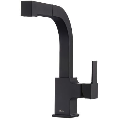 #ad #ad Pfister Arkitek Kitchen Faucet with Pull Out Sprayer Single Handle Matte Black  $228.72