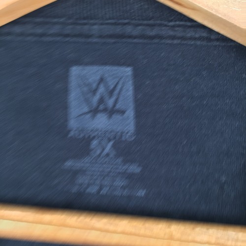 WWE mens t shirt size 5XL black short sleeve crew neck cotton 057884 - Picture 3 of 7