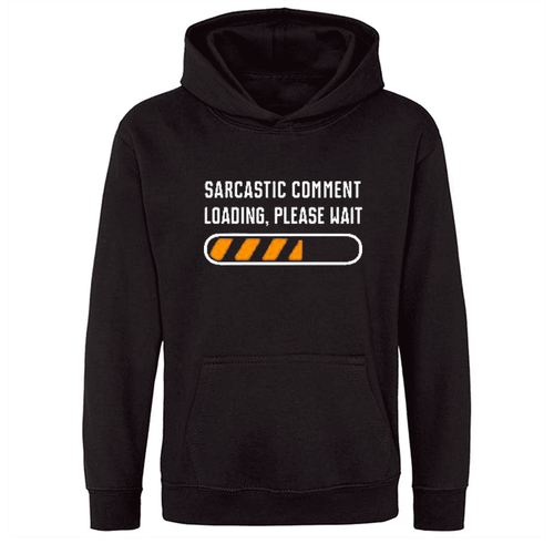 Sarcastic Slogan Unisex Printed Hooded Sweatshirt - Picture 1 of 17