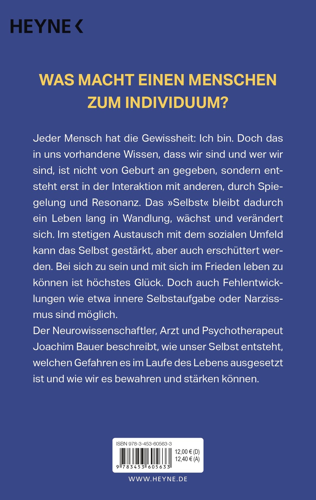 Thumbnail - Wie Wir Werden, Wer Wir Sind Joachim Bauer