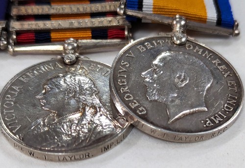 Captain Taylor Imperial LI RFC RAF Bechuanaland Boer War WW1 medals South Africa - Picture 12 of 24