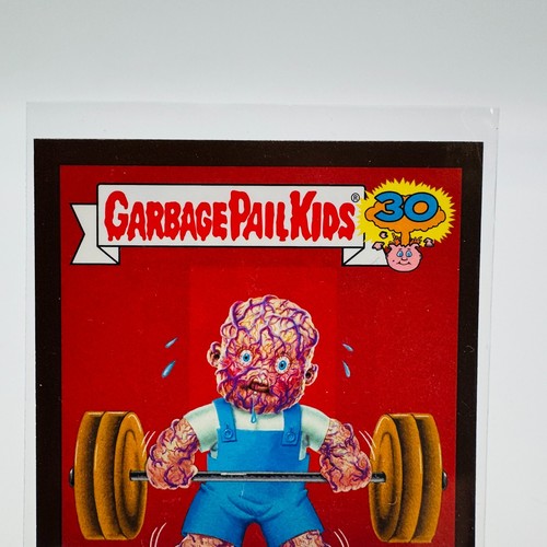 30th Anniversary Garbage Pail Kids Brown Zoom-Out Sticker 9a Varicose WAYNE RARE - Picture 3 of 8