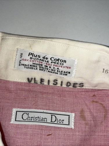 Lot of 3 Christian Dior Mens Dress Shirts One Le Chemise, Two Plus de Coton - Picture 12 of 14