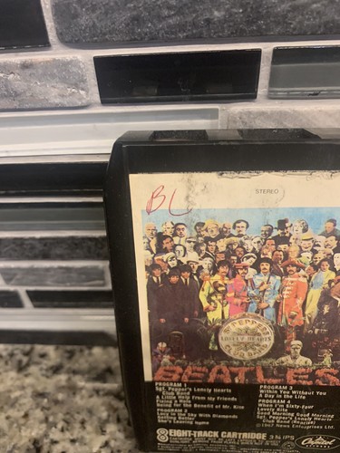 THE BEATLES Sgt. Peppers Lonely Hearts Club Band Capitol 8XT2653 Stereo 8-Track - Picture 3 of 6