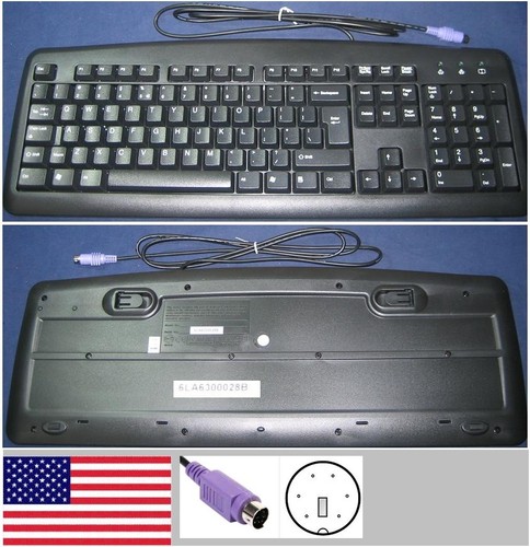 Tastiera qwerty US Casa CHICONY KB-0325 Porta Ps/2 - Afbeelding 1 van 1