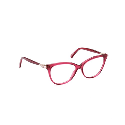 Swarovski SK5441 071 Pink Plastic Cat Eye Optical Eyeglasses Frame 55-15-140 RX - Picture 5 of 5