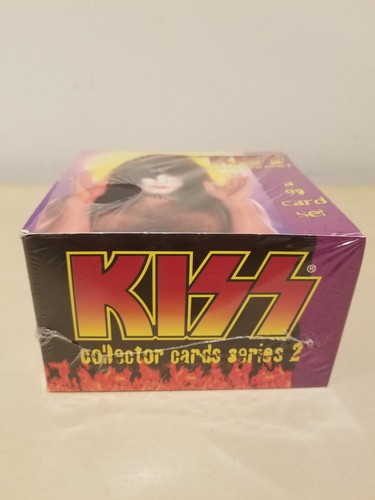 Kiss Series 2 Collector Cards Paul Stanley Short Print Sealed Box Purple 36CT - Bild 2 von 5