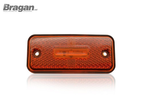Amber LED Marker Light Lamp 24v + Detachable Bracket To Fit Scania Volvo MAN - Picture 4 of 10