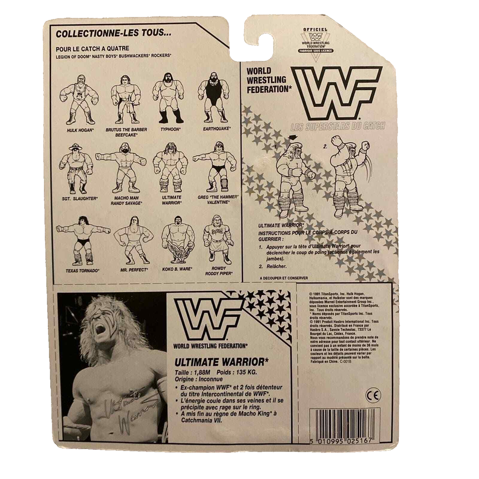 Figurine D'action Personnalisée WWE Hulk Hogan Style Ultimate - Boîtier Type Spawn/NECA