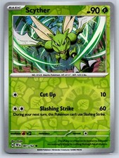 Scyther - Reverse Holo - Temporal Forces 001/162 Pokemon 151 Card NM