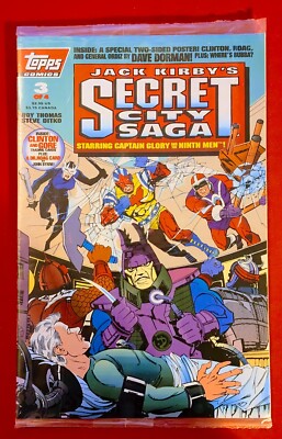 1993 Topps Comics Jack Kirby's Secret City Saga #2 Factory Sealed