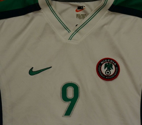 1999 - 2001 Nigeria, Auswärts Langarm Fußball Shirt von Nike, Herren XL, 188 - Bild 3 von 5