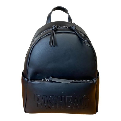 PASH BAG Borsa donna ZAINO da spalla CHIUSO con ZIP sciarpa inclusa Ne/Lill ERIC - Imagen 14 de 14
