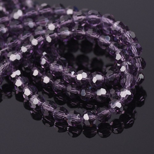 3mm 4mm 6mm 8mm Round (32 Facets) Faceted Cut Crystal Glass Loose Beads Lot - Picture 24 of 53