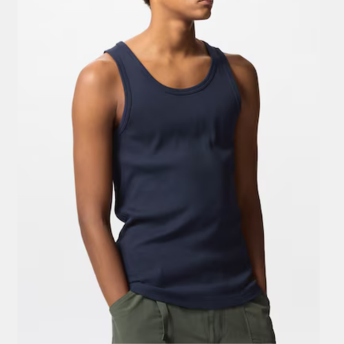 UNIQLO DRY Color Ribbed Tank Top 2-pack Value Volume Discount XS~4XL MEN Japan - Picture 6 of 38
