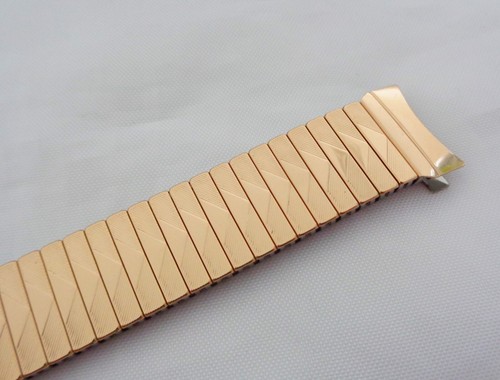 Reloj pulsera extensible vintage Rowi relleno de oro de 18 mm para uso o recuperación de oro - Imagen 2 de 9