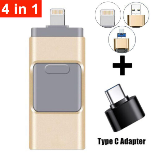 4 in 1 2TB Memory Photo Stick for iPhone Android iPad Type USB 3.0 Flash Drive - Picture 21 of 29