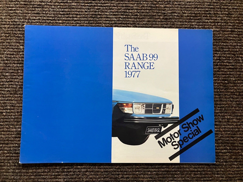 SAAB 99 RANGE BROCHURE 1977 + ORIGINAL PRICE LIST - RARE - Picture 2 of 6