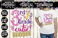 3rd Grade Cutie SVG DXF EPS PNG