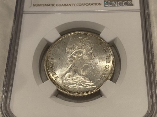 Ngc Ms1967 Silver 50¢ Coin commemorative last year made with silver Canada Tone - Picture 4 of 4