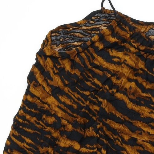 Simply Be Womens Black Geometric Viscose Shift Size 28 Round Neck Pullover - Picture 9 of 10