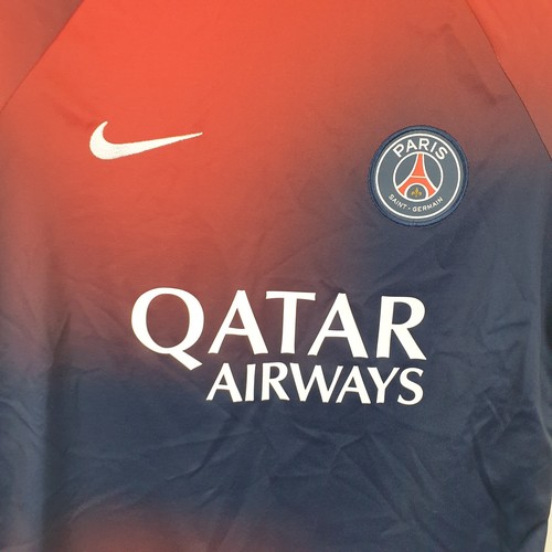 Paris Saint Germain PSG Football Shirt Kids Medium 10-12 Yrs Red Pre Match Nike - Picture 2 of 13