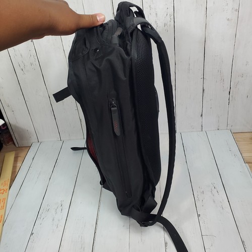 Vintage Nike Backpack Large Athletic Black Red "CHINA" Multipocket SAMPLE Y2K - Picture 10 of 23