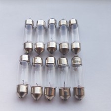 10 STÜCK C5W 12V 36 mm Soffitte Sofitte Lampe Kennzeichen Birne 10x