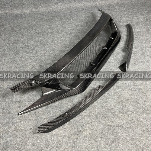 Carbon Fiber Front Center Mesh Grille Grill Trim For Honda Civic FK7 FK8 FC1 - Picture 2 of 16