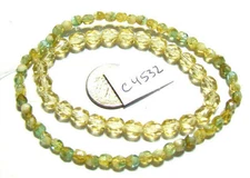Czech Glass Faceted Round Bead CHOOSE COLOR / SIZE Mixes Multi Strand WYSIWYG