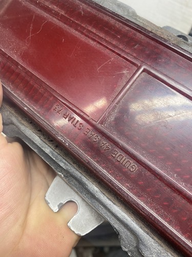 1973 Buick Century Coupe Left Driver Rh Tail Light OEM Lense Lens - Picture 21 of 23