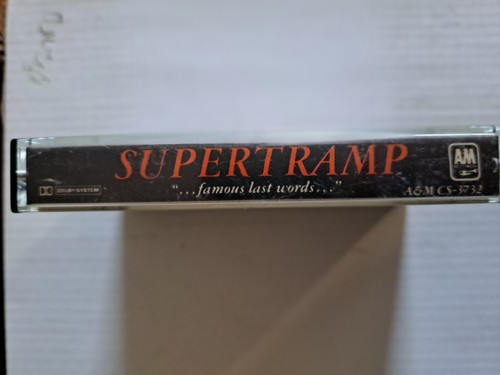 SUPERTRAMP Famous Last Words CASSETTE Tape - Picture 2 of 7