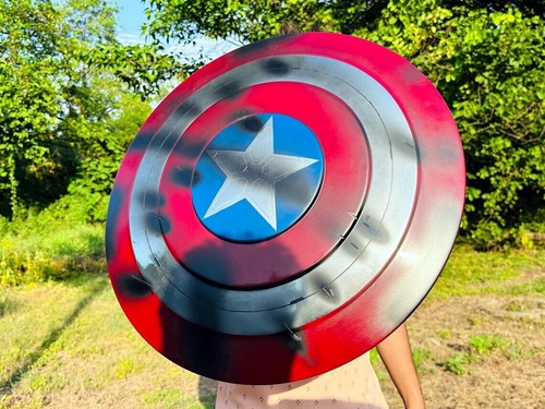 Falcon Damage Captain America Shield | Marvel Civil War Shield | Steve Rogers - Picture 8 of 9