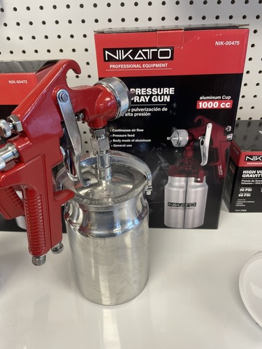 Heavy Duty HIGH Pressure Air PAINT SPRAY GUN Nikatto USA STOCK Tools - Picture 8 of 10