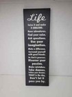 canvas motivational art 3ft. x 1 ft.  / sn2661 R3