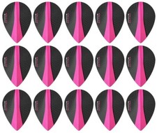 5 Sets Harrows Retina 100 Micron Pear Dart Flights - Ships w/ Tracking - Pink