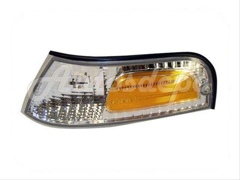 Fit 19982011 Crown Victoria Header Panel Grille Chrome Headlight