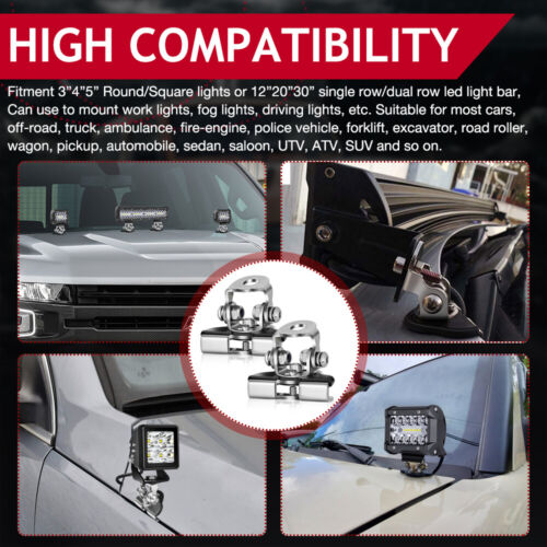 LED Work Light Bar Flood Spot Lights Driving Lamps Offroad Car Truck SUV 12V 24V - Picture 175 of 255
