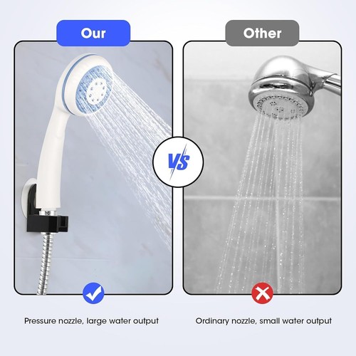 Portable Outdoor Shower Head Camping Shower Electric Rechargeable Shower Pump - Picture 4 of 17